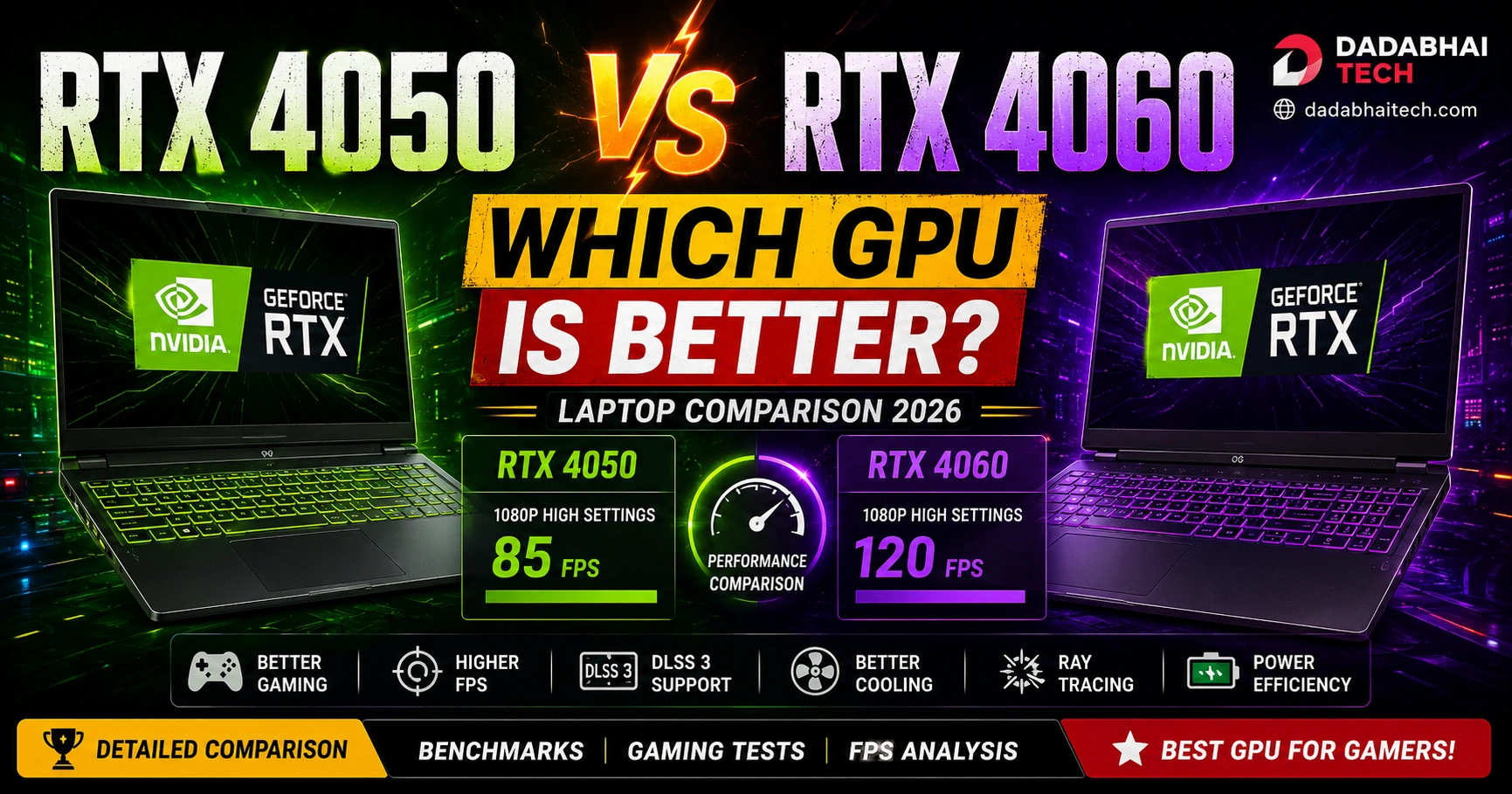 rtx 4050 vs rtx 4060 laptop